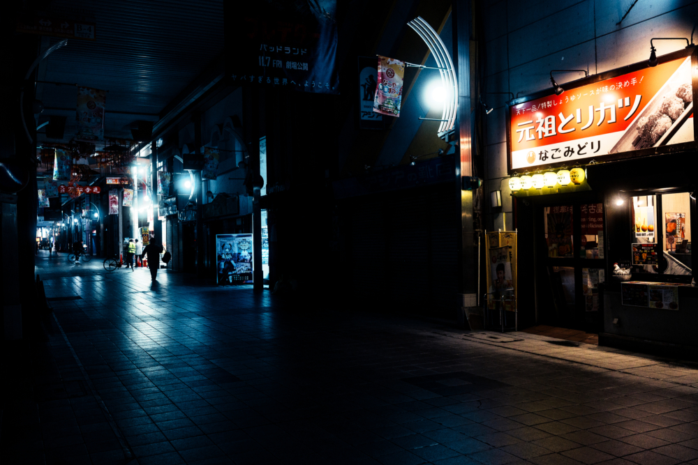 夜灯コントラスト